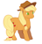 Size: 400x418 | Tagged: safe, artist:steammonster, applejack, earth pony, pony, female, mare, simple background, solo