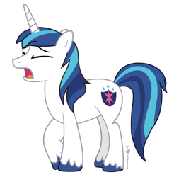 Size: 870x885 | Tagged: safe, artist:dm29, shining armor, pony, unicorn, simple background, solo, transparent background, vector, whining, whining armor