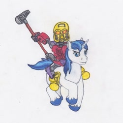 Size: 900x900 | Tagged: safe, artist:skybard, shining armor, pony, unicorn, actor allusion, bionicle, crossover, jaller, kolhii, lego, matoran