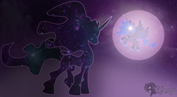 Size: 1500x829 | Tagged: safe, artist:ammy, princess luna, tantabus, alicorn, pony, do princesses dream of magic sheep, my little pony