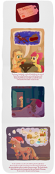 Size: 1063x3337 | Tagged: safe, artist:wizardwannabe, apple bloom, applejack, earth pony, pony, reindeer, christmas, comic, hat, santa hat