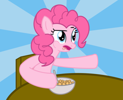 Size: 1535x1255 | Tagged: safe, artist:misterbrony, pinkie pie, earth pony, pony, cereal, meme, solo, vector