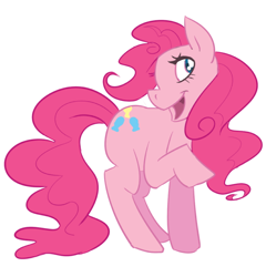 Size: 544x546 | Tagged: safe, artist:snarkies, pinkie pie, earth pony, pony, solo