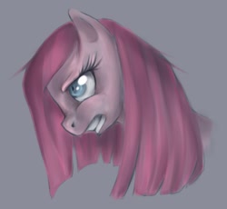 Size: 551x506 | Tagged: safe, artist:coffeechicken, pinkie pie, earth pony, pony, female, mare, pink coat, pink mane, pinkamena diane pie, solo