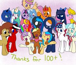 Size: 1280x1088 | Tagged: safe, artist:ask-the-cmb, derpibooru import, coco pommel, princess celestia, princess luna, scootaloo, trixie, twilight sparkle, oc, alicorn, pony, female, lesbian, panty and stocking with garterbelt, shipping, twixie