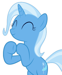 Size: 2823x3416 | Tagged: safe, artist:razoredge2312, derpibooru exclusive, derpibooru import, trixie, pony, eyes closed, female, high res, hooves together, simple background, solo, transparent background, vector