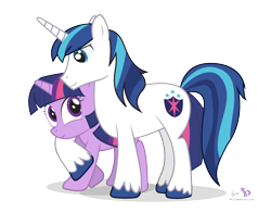 Size: 900x707 | Tagged: safe, artist:dm29, shining armor, twilight sparkle, pony, unicorn, bbbff, duo, simple background, smiling, transparent background, vector