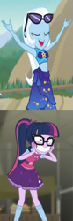 Size: 279x840 | Tagged: safe, derpibooru import, edit, screencap, sci-twi, trixie, twilight sparkle, better together, equestria girls, forgotten friendship, movie magic, spoiler:eqg specials, clothes, female, lesbian, sarong, sci-twixie, shipping, swimsuit, twixie