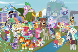 Size: 1280x853 | Tagged: safe, artist:dm29, derpibooru import, apple bloom, apple rose, applejack, auntie applesauce, big macintosh, chancellor neighsay, cozy glow, crackle cosette, derpy hooves, discord, firelight, flam, flim, fluttershy, gallus, goldie delicious, granny smith, jack hammer, maud pie, mudbriar, ocellus, pinkie pie, princess celestia, rainbow dash, rarity, sandbar, scootaloo, silverstream, smolder, spike, starlight glimmer, stellar flare, sugar belle, sunburst, sweetie belle, terramar, trixie, twilight sparkle, twilight sparkle (alicorn), yona, alicorn, changedling, changeling, classical hippogriff, draconequus, dragon, earth pony, griffon, hippogriff, pegasus, pony, seapony (g4), unicorn, yak, a matter of principals, fake it 'til you make it, friendship university, grannies gone wild, horse play, marks for effort, molt down, non-compete clause, road to friendship, school daze, surf and/or turf, the break up breakdown, the end in friend, the hearth's warming club, the maud couple, the mean 6, the parent map, yakity-sax, alternate hairstyle, apple shed, azurantium, backwards ballcap, baseball cap, bipedal, bow, camera, cap, cardboard maud, chair, chocolate, classroom, clothes, cloven hooves, construction pony, cosplay, costume, cowboy hat, cutie mark, cutie mark crusaders, director spike, director's chair, disguise, disguised changeling, dragoness, edgelight glimmer, eea rulebook, empathy cocoa, eyepatch, eyepatch (disguise), eyes on the prize, female, filly, fishing rod, flim flam brothers, fluttergoth, flying, food, geode, glimmer goth, gold horseshoe gals, hair bow, hat, helmet, hipstershy, hot chocolate, i mean i see, it's not a phase, it's not a phase mom it's who i am, jewelry, kickline, leaking, levitation, magic, male, mare, maudbriar, monkey swings, necklace, pipe, plainity, rocket, school of friendship, seaponified, seapony scootaloo, severeshy, shipping, showgirl, shylestia, species swap, stallion, steve buscemi, sticks, straight, student six, swimming, telekinesis, the cmc's cutie marks, the meme continues, the story so far of season 8, this isn't even my final form, toy interpretation, trixie's rocket, trixie's wagon, vine, wagon, wall of tags, winged spike, wings, yovidaphone
