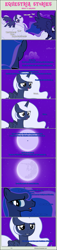 Size: 1475x6456 | Tagged: safe, artist:estories, princess luna, oc, oc:holly, alicorn, pony, comic:seeds of darkness, comic, night