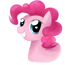 Size: 700x700 | Tagged: safe, artist:zonybrony, pinkie pie, earth pony, pony, solo