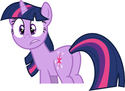 Size: 6000x4398 | Tagged: safe, artist:mrcbleck, derpibooru import, twilight sparkle, unicorn twilight, pony, unicorn, absurd resolution, butt, female, mare, reaction image, simple background, solo, transparent background, twibutt, vector