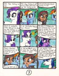 Size: 2523x3255 | Tagged: safe, artist:magic-kristina-kw, rainbow dash, rarity, shining armor, twilight sparkle, pegasus, pony, unicorn, comic, self insert, the wizard of oz