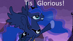 Size: 320x180 | Tagged: safe, artist:thegreateater, princess luna, alicorn, pony, female, horn, mare, picture for breezies, solo