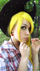 Size: 455x807 | Tagged: safe, artist:freia-raven, applejack, human, cosplay, irl, irl human, photo, russian, solo