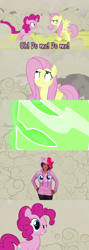 Size: 960x2699 | Tagged: safe, fluttershy, pinkie pie, earth pony, pegasus, pony, clothes, comic, doomie, hoodie, meta