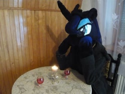 Size: 960x720 | Tagged: safe, princess luna, human, fursuit, irl, irl human, photo, polish, polish luna