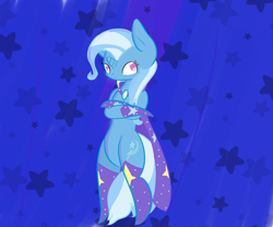 Size: 800x667 | Tagged: safe, artist:twinntasura, derpibooru import, trixie, pony, bipedal, solo