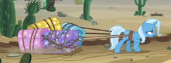 Size: 664x248 | Tagged: safe, derpibooru import, screencap, trixie, pony, road to friendship, solo