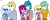 Size: 1400x570 | Tagged: safe, artist:asika-aida, derpibooru import, brawly beats, fuchsia blush, lavender lace, prince blueblood, soarin', thunderbass, trixie, equestria girls, rainbow rocks, background human, bluetrix, female, male, shipping, simple background, straight, transparent background, trixie and the illusions, vector