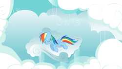 Size: 1920x1080 | Tagged: safe, rainbow dash, pegasus, pony, female, mare, solo, wallpaper