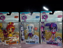 Size: 3264x2448 | Tagged: safe, derpibooru import, sunset shimmer, trixie, twilight sparkle, better together, equestria girls, forgotten friendship, clothes, doll, equestria girls minis, swimsuit, toy
