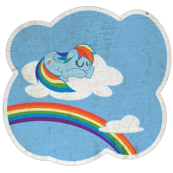 Size: 2500x2500 | Tagged: safe, artist:thedeseasedcow, rainbow dash, pegasus, pony, blue coat, female, high res, mare, multicolored mane, solo