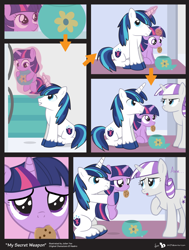 Size: 1310x1730 | Tagged: safe, artist:dm29, shining armor, twilight sparkle, twilight velvet, unicorn twilight, pony, unicorn, aweeg*, awww, comic, cookie, cookie jar, cute, cutemail, emotional control, feels, female, filly, filly twilight sparkle, floppy ears, food, julian yeo is trying to murder us, magic, magic aura, male, manipulation, mare, nom, puppy dog eyes, puppy face, right in the feels, telekinesis, the feels, twiabetes, twilight stealing a cookie, twily, vector, weapons-grade cute, younger