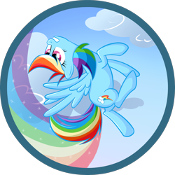 Size: 1862x1862 | Tagged: dead source, safe, artist:zap-apple, rainbow dash, pegasus, pony, female, mare, solo