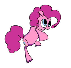 Size: 400x380 | Tagged: safe, artist:justdayside, pinkie pie, earth pony, pony, animated, dancing, frame by frame, ponk, simple background, solo, transparent background, wat