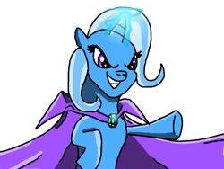 Size: 1200x900 | Tagged: safe, artist:shadoweco, derpibooru import, trixie, pony, unicorn, female, grin, mare, solo