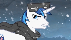 Size: 640x360 | Tagged: safe, screencap, shining armor, pony, unicorn, meme, solo, youtube caption