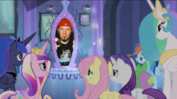 Size: 1440x807 | Tagged: safe, edit, edited screencap, screencap, fluttershy, princess cadance, princess celestia, princess luna, rainbow dash, rarity, spike, equestria girls, equestria girls (movie), exploitable meme, fred durst, limp bizkit, meme, portal meme