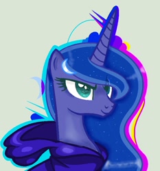 Size: 670x720 | Tagged: safe, princess luna, alicorn, pony, clothes, coat, smiling, solo, trace