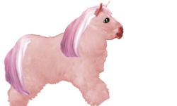 Size: 586x353 | Tagged: safe, pinkie pie, earth pony, fluffy pony, pony, female, mare, pink coat, pink mane, realistic, solo