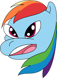 Size: 542x731 | Tagged: safe, artist:applebeans, rainbow dash, pegasus, pony, ronbow dosh, simple background, transparent background, vector