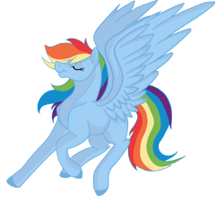 Size: 2748x2582 | Tagged: safe, artist:cluttercluster, rainbow dash, pegasus, pony, high res, older, solo