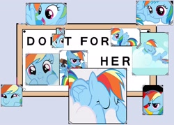 Size: 1920x1371 | Tagged: safe, rainbow dash, pegasus, pony, do it for her, exploitable meme, meme, the simpsons