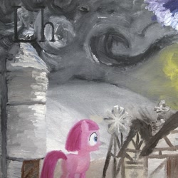 Size: 1500x1500 | Tagged: safe, artist:tridgeon, pinkie pie, earth pony, pony, elements of harmony, oil painting, traditional art