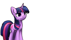 Size: 1024x576 | Tagged: safe, artist:dshou, derpibooru import, twilight sparkle, pony, unicorn, female, mare, simple background, solo, standing, transparent background, wavy mouth