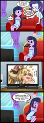 Size: 713x2000 | Tagged: safe, artist:madmax, edit, rarity, twilight sparkle, equestria girls, bowser, bowsette, exploitable meme, meme, new super mario bros., obligatory pony, rule 63, super crown, tv meme, what's wrong with this place