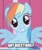 Size: 343x408 | Tagged: safe, edit, edited screencap, screencap, rainbow dash, pegasus, pony, applebuck season, caption, smiling, solo