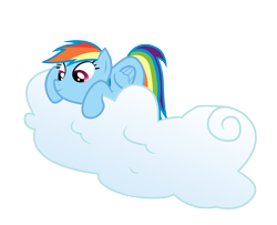 Size: 4300x3483 | Tagged: safe, artist:geekywebman, artist:noirpony, rainbow dash, pegasus, pony, cloud, simple background, solo, transparent background, vector