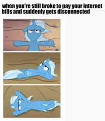 Size: 379x436 | Tagged: safe, derpibooru import, edit, edited screencap, screencap, trixie, road to friendship, cropped, meme, solo, text, when x and y