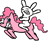 Size: 673x550 | Tagged: safe, pinkie pie, earth pony, pony, crossover, female, mare, max, pink coat, pink mane, sam and max