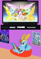 Size: 699x1004 | Tagged: safe, rainbow dash, pegasus, pony, cure beauty, cure happy, cure march, cure peace, cure sunny, exploitable meme, meme, precure, smile precure, tv meme