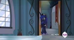 Size: 840x454 | Tagged: safe, screencap, princess luna, alicorn, pony, for whom the sweetie belle toils, animation error, double wings, multiple wings