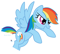 Size: 1327x1196 | Tagged: safe, artist:mlpazureglow, rainbow dash, pegasus, pony, simple background, transparent background, vector