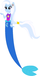 Size: 390x733 | Tagged: safe, artist:selenaede, artist:user15432, derpibooru import, trixie, human, mermaid, equestria girls, base used, bracelet, clothes, fins, hasbro, hasbro studios, jewelry, mermaid tail, mermaidized, necklace, pearl necklace, ponied up, pony ears, species swap, tail