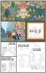 Size: 768x1200 | Tagged: safe, artist:why485, derpibooru import, berry punch, berryshine, bon bon, daisy, flower wishes, lily, lily valley, linky, mr. greenhooves, shoeshine, sweetie drops, trixie, oc, pony, unicorn, ask, ask the flower trio, carriage, comic, female, mare, tumblr